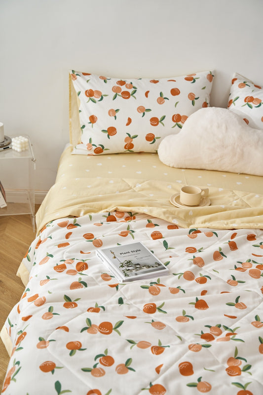 Soft Floral Comforter Set 3pcs