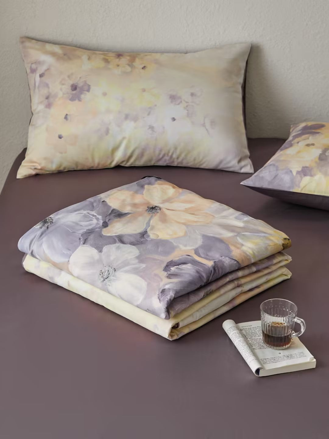 Floral Cotton Comforter Set 3pcs